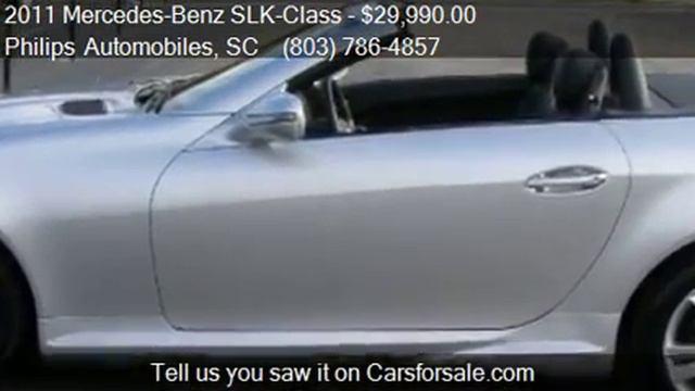 2011 Mercedes-Benz SLK-Class SLK300 for sale in Columbia, SC смотреть онлайн