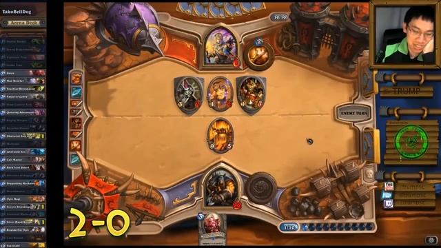 Hearthstone Arena: Oligarchy! Viewers choose class and cards смотреть онлайн