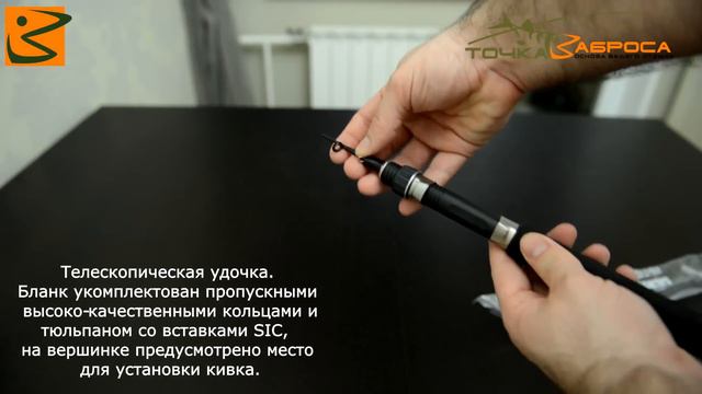 зимняя телескопическая удочка Salmo ICE SUDAK tochka-zabrosa.ru смотреть онлайн