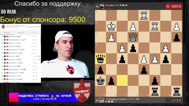 ТИТУЛЬНЫЙ ВТОРНИК С ДУШОЙ И ОГОНЬКОМ??TITLED TUESDAY 12.09.2023. Спонсор стрима CENTRAL PARK TOWER смотреть онлайн