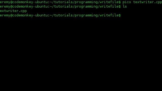 How to Write a Text file in C++ (Linux) смотреть онлайн