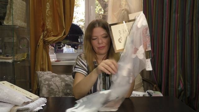 #489. Тюль вышивка на сетке из коллекции Symphony от компании Arya Home: новинки лета 2019 года смотреть онлайн