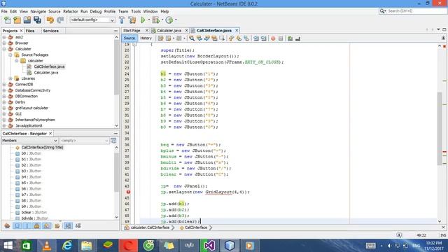Making Calculator interface using swing java смотреть онлайн