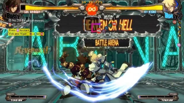 Guilty Gear Xrd Rev2 - Universal Mission 28 (Wakeup Reversal) смотреть онлайн