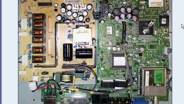 Ремонт телевизора LG RZ 20LA90, шасси ML 041B, нет изображения, нет звука, меню отображается! смотреть онлайн