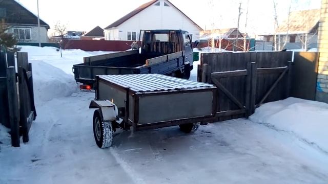 Заработок на грузовике 2032018. Мастер-класс движения задом с прицепом по сложной траектории. смотреть онлайн