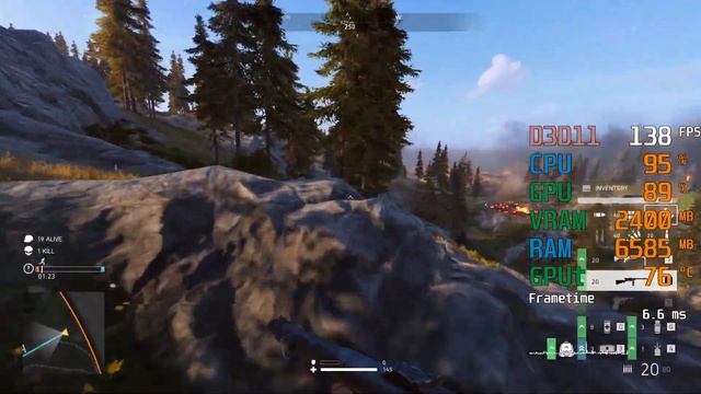 GeForce RTX 2060 -- Intel Core i5-9400F -- Battlefield V BFV Benchmark Firestorm Low смотреть онлайн