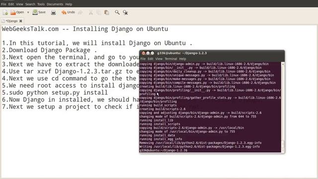Install Django on Ubuntu 10.04 смотреть онлайн