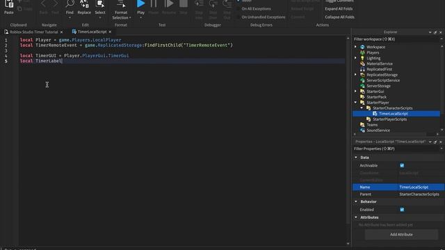 How to make a Timer GUI - Roblox Studio смотреть онлайн