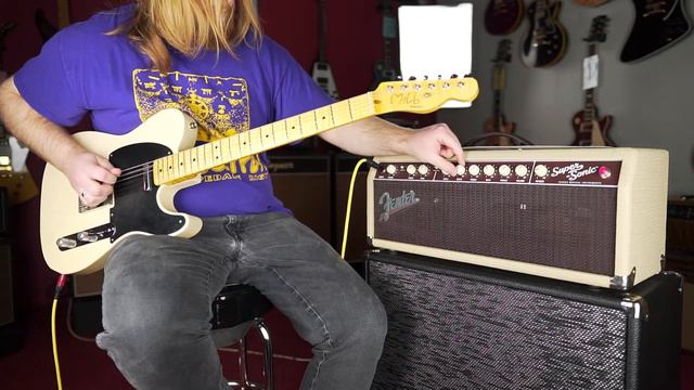 SOLD - Fender Super-Sonic 22 Blonde Head - #CR-348126 смотреть онлайн