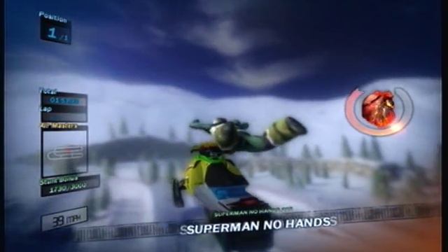 Ski-Doo Snowmobile Challenge (Xbox 360) full career mode Freestyle contest смотреть онлайн