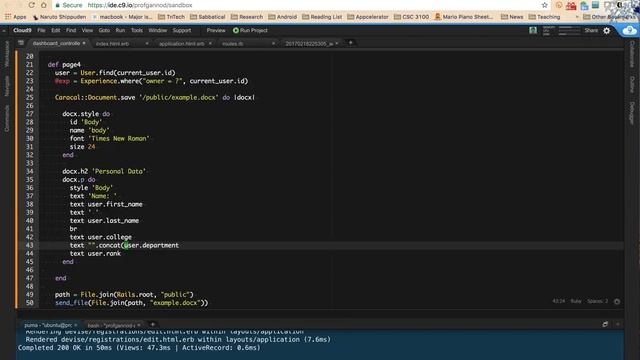 Rails Caracal Docx