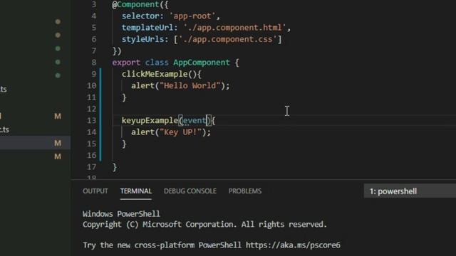 Event Handling in Angular смотреть онлайн