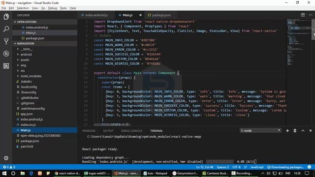 React Native - How to make dropdown alert смотреть онлайн