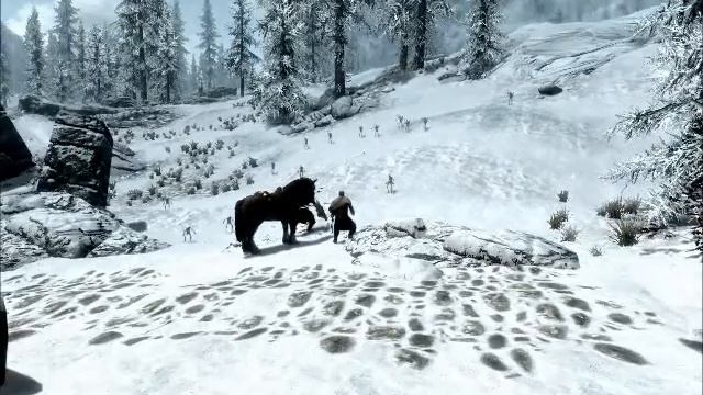 Skyrim: Toy Skeleton Army vs Unwary Travelers смотреть онлайн