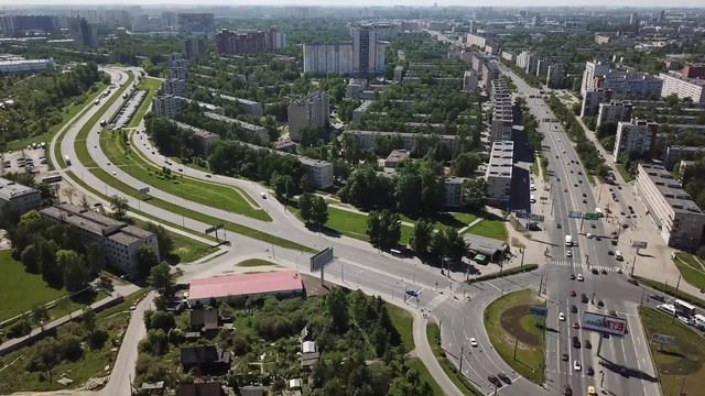 народная ул. пр.большевиков круговой перекрёсток смотреть онлайн