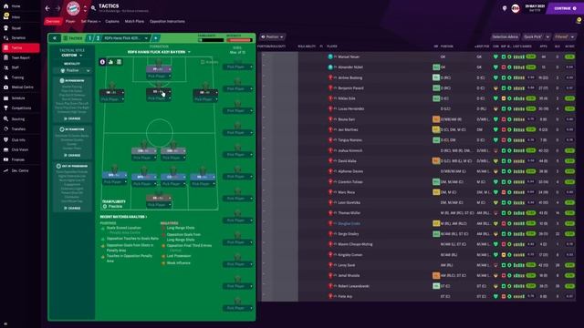 Hansi Flick Tactics | How 4-2-3-1 Made Bayern World Champions | Football Manager 2021 Tactics смотреть онлайн