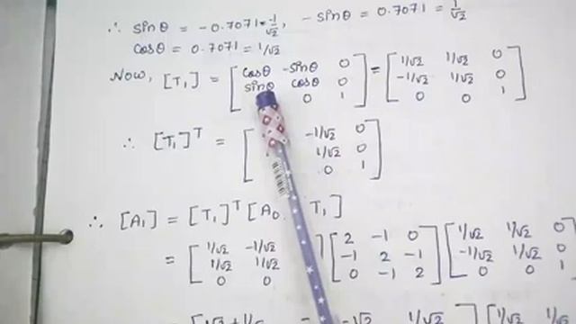 Jacobi's method for diagonalization of a real symmetric matrix смотреть онлайн
