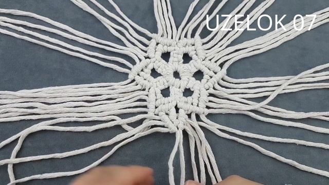 DIY Macrame Coaster. Boho Table Decor Tutorial/ Салфетка - в Стиле БОХО/ Макраме/UZELOK 07 смотреть онлайн