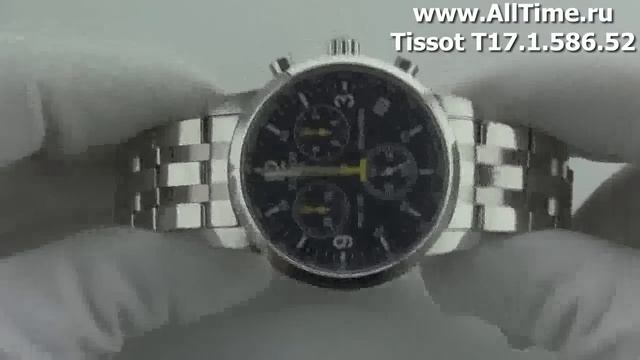 Мужские наручные швейцарские часы Tissot T17.1.586.52 смотреть онлайн