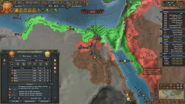 ИДЁМ НА РИМ! / ВИЗАНТИЯ [EUROPA UNIVERSALIS IV IRONMAN] смотреть онлайн