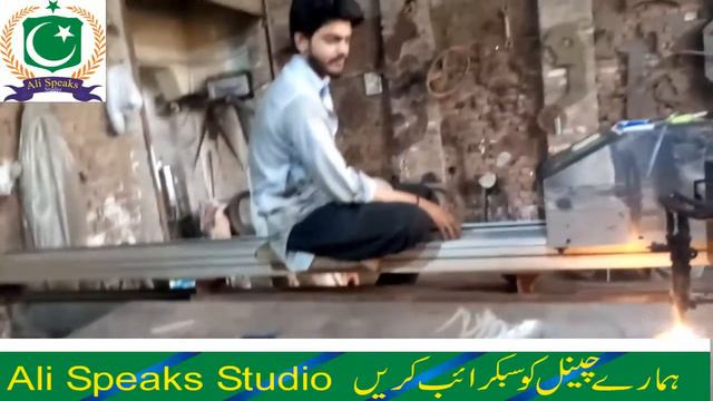 Jet Cutting through 3" inch thick Aluminum Metal 4' x 6' ALI SPEAKS STUDIO смотреть онлайн