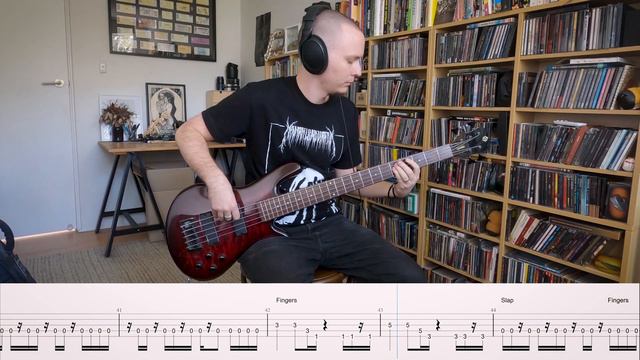 Evanescence - Bring Me To Life - Bass Cover + Tabs смотреть онлайн