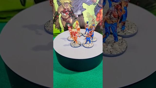 Zombie Berserkers of Zombicide Prison Outbreak Miniatures painted смотреть онлайн