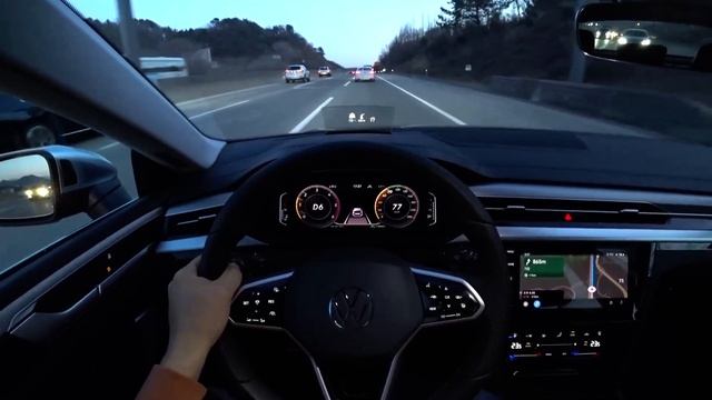 2022 Volkswagen Arteon 2.0TDI POV test drive смотреть онлайн