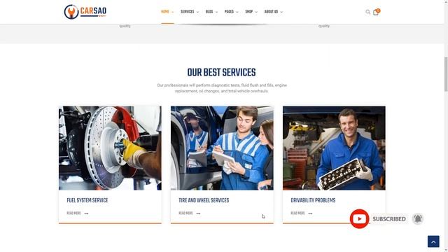 Carsao - Responsive Car Service WordPress Theme Addison Dillan смотреть онлайн