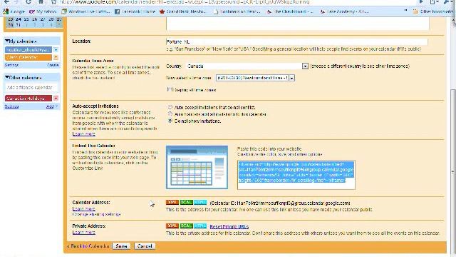 Creating a Class Calendar using Google Calendar Part 2 смотреть онлайн
