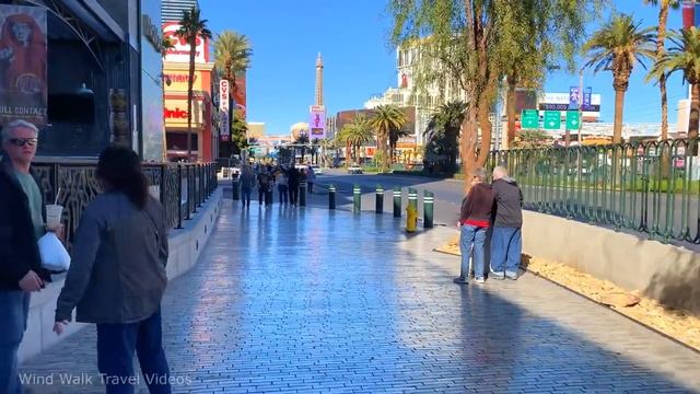 Las Vegas Strip 2023 Hotels Walking Tour / Лас Вегас прогулка 2023 смотреть онлайн