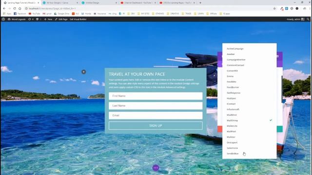 How To Create A Landing Page With Wordpress - Divi Theme смотреть онлайн