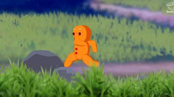 Gingerbread Man Song - 4K - Run, Run, I Am The Gingerbread Man