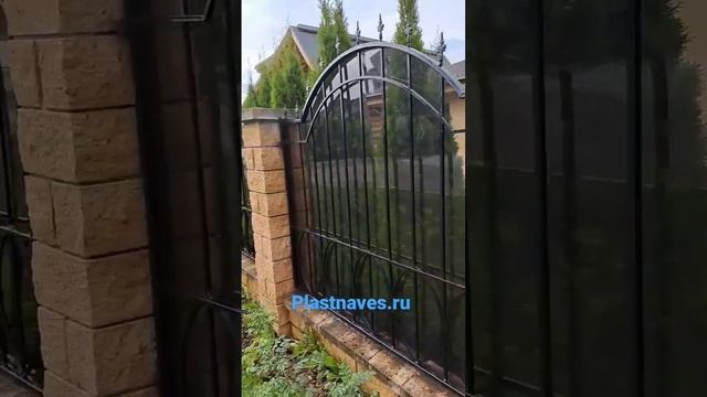 Забор с монолитным поликарбонатом смотреть онлайн