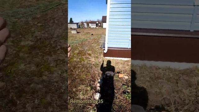 Изготовление отмостки вокруг дома. Бюджетный вариант. Ч1