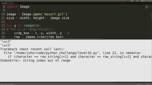 Python Challenge! 16: MOZART смотреть онлайн