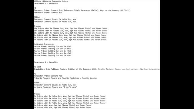Destroy My List! - New Nephilim Scions List! - Competitive 9th Ed. Warhammer 40,000 смотреть онлайн