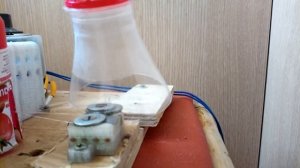 Простой станок для производства халявного филамента из ПЭТ. Simple machine for free PET filament