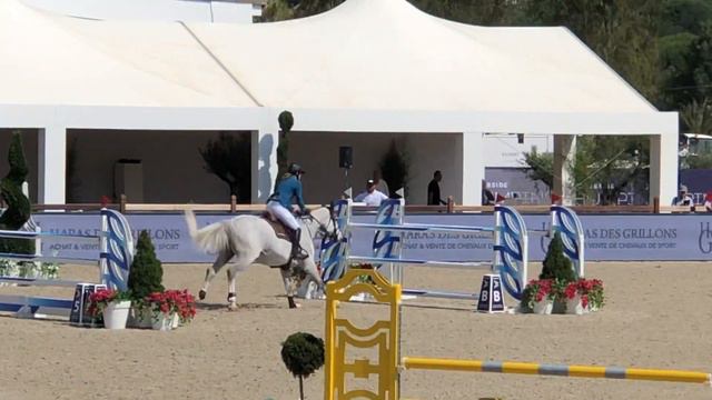 GIULIA du HOUSSOIT (7Y) 130 Hubside Jumping St. Tropez смотреть онлайн