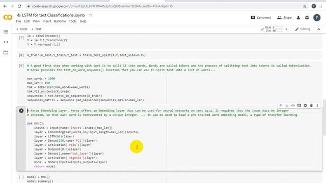 Tutorial 33: LSTM Practical work in python using text classification dataset |Spam vs Ham using LST смотреть онлайн