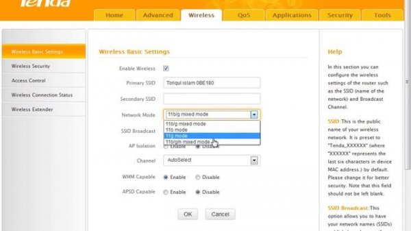 How to Tenda wifi router default password change