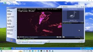 Windows XP Media Player Visualization