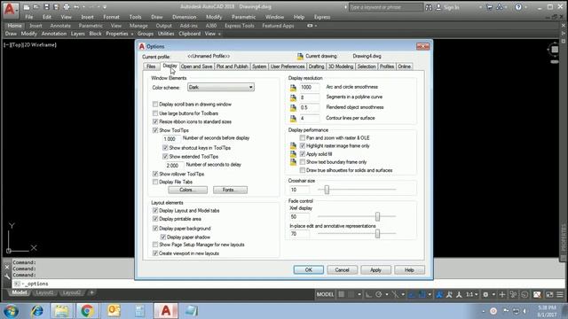 How to change Crosshair size in AutoCAD смотреть онлайн