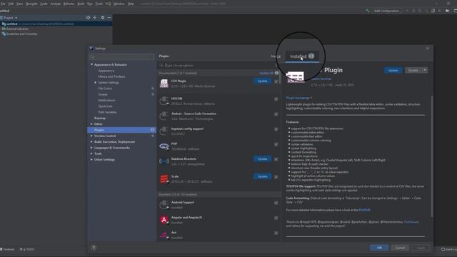 Установка плагинов Intellij Idea смотреть онлайн