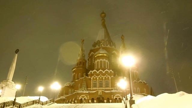 «Час Земли» в Ижевске. Без подсветки Свято-Михайловский собор смотреть онлайн