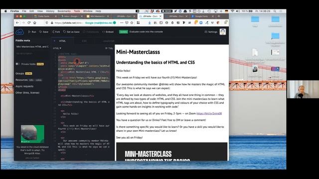 Understanding The Basics Of HTML and CSS - Mini Masterclass #4 with Dinko Verži смотреть онлайн