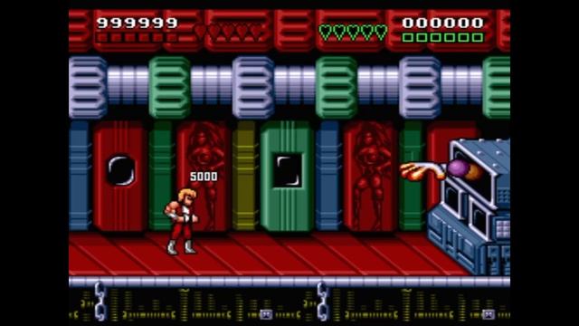 Sega Mega Drive 2 (Smd) 16-bit Battle Toads and Double Dragon Level 7