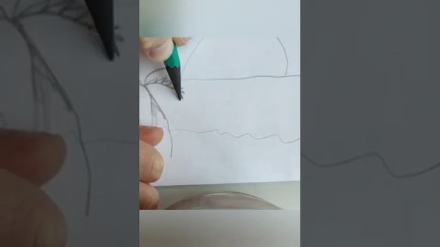 Как нарисовать пейзаж на фоне моря смотреть онлайн