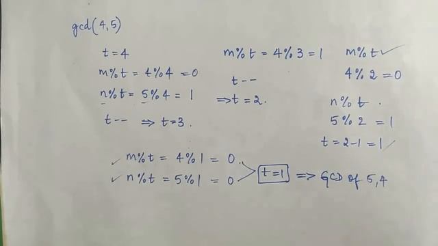 Consecutive Integer Checking Algorithm and Prime Factor Method to find GCD of 2 numbers смотреть онлайн